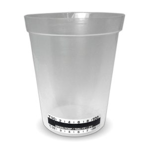 Open Beaker Collection Cup with Temperature Strip